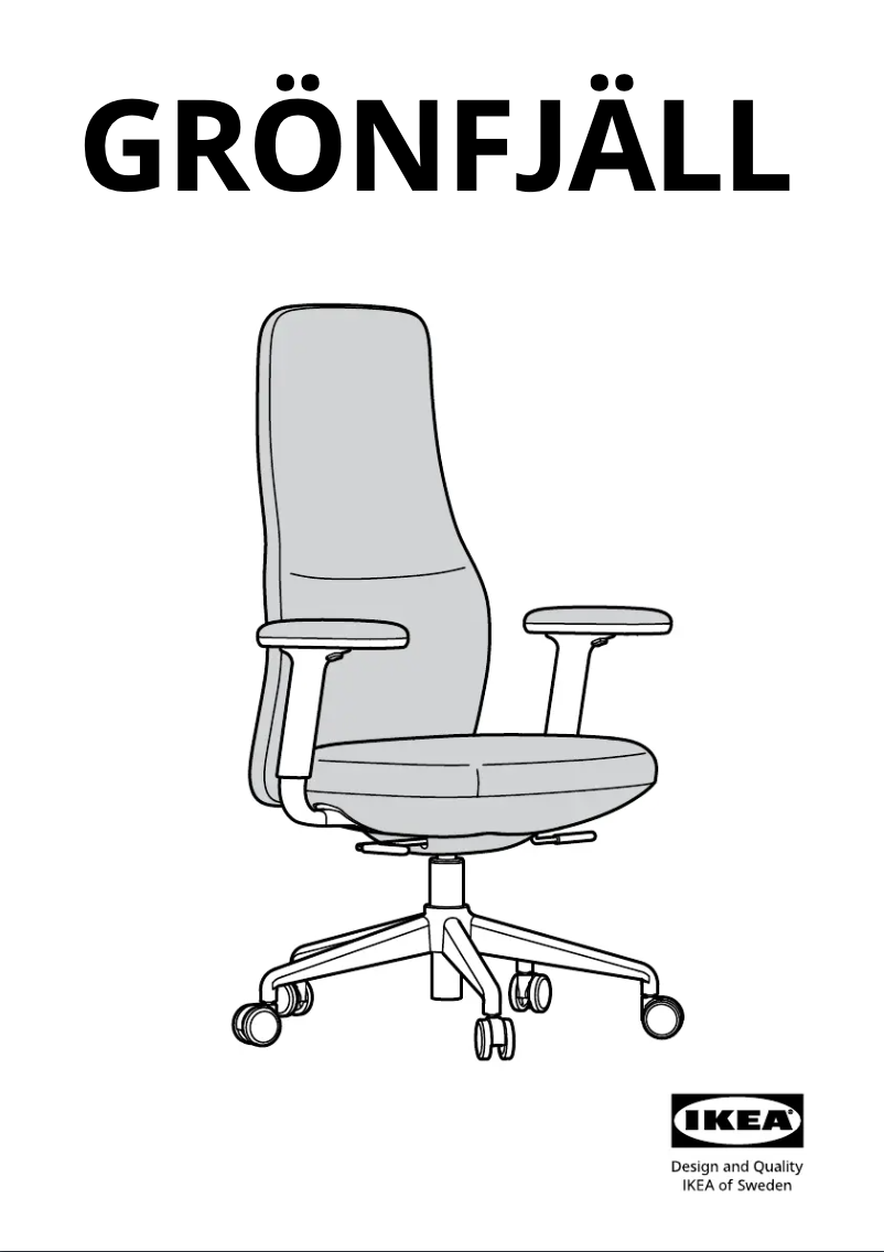 Página 1 del manual Manual de usuario Ikea GRÖNFJÄLL 905.034.74