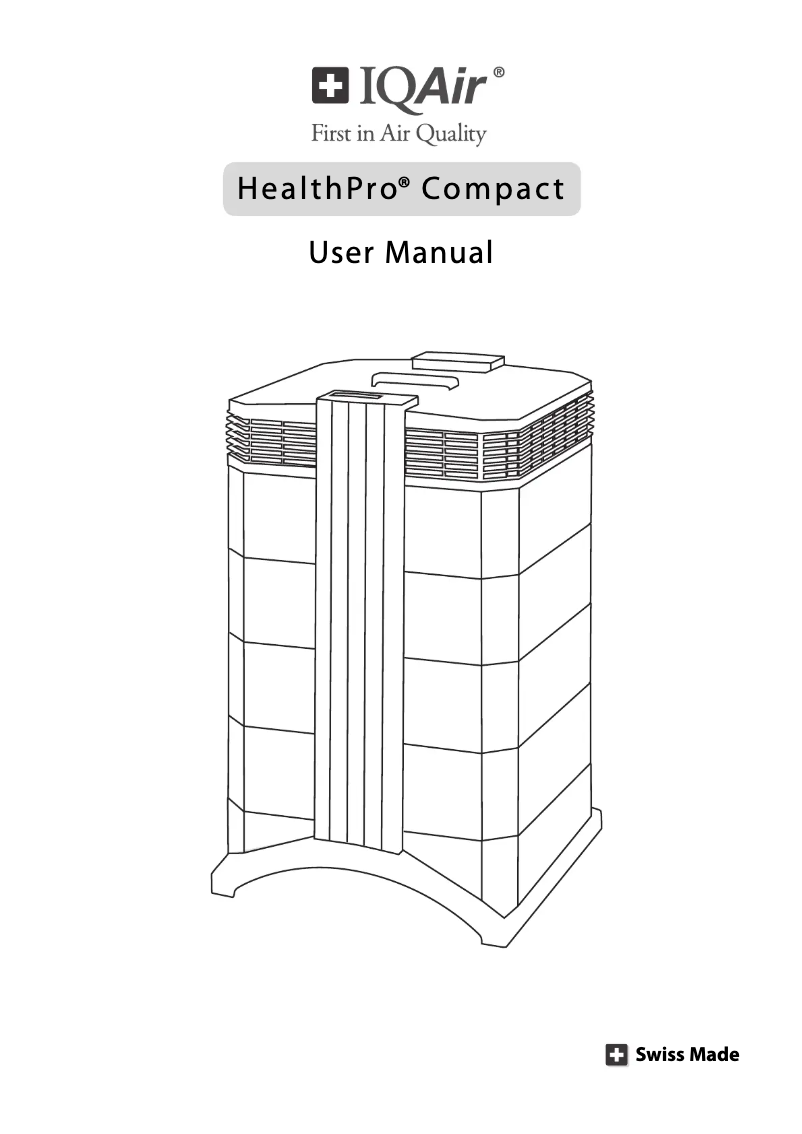 Imagen de la primera página del manual del dispositivo HealthPro Compact