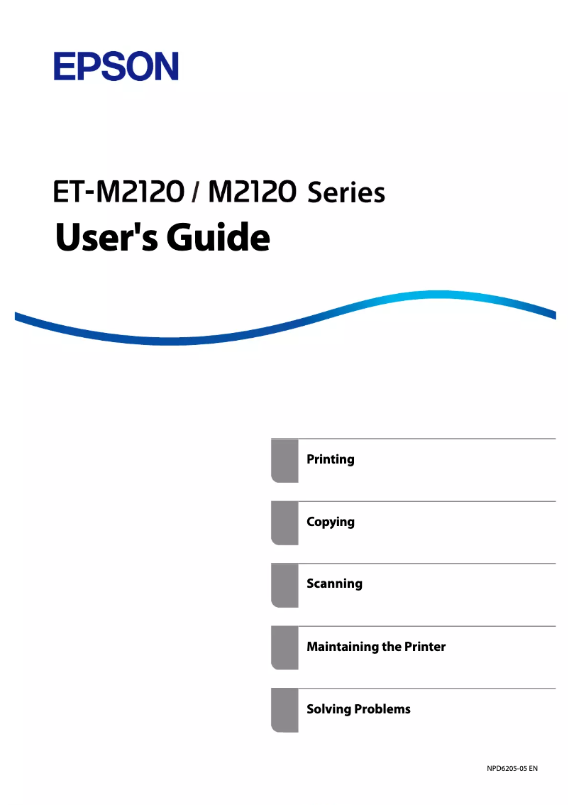 Imagen de la primera página del manual del dispositivo EcoTank M2129