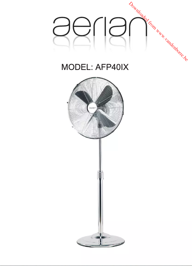 Página 1 del manual Manual de usuario Aerian AFP40IX