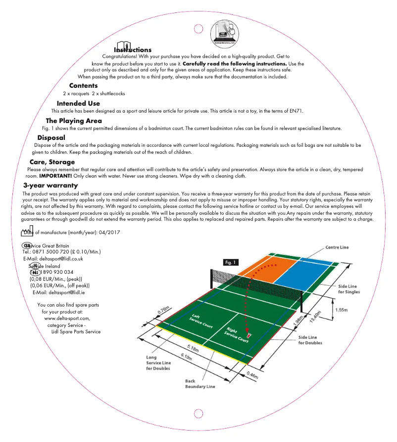 Imagen de la primera página del manual del dispositivo IAN 285013