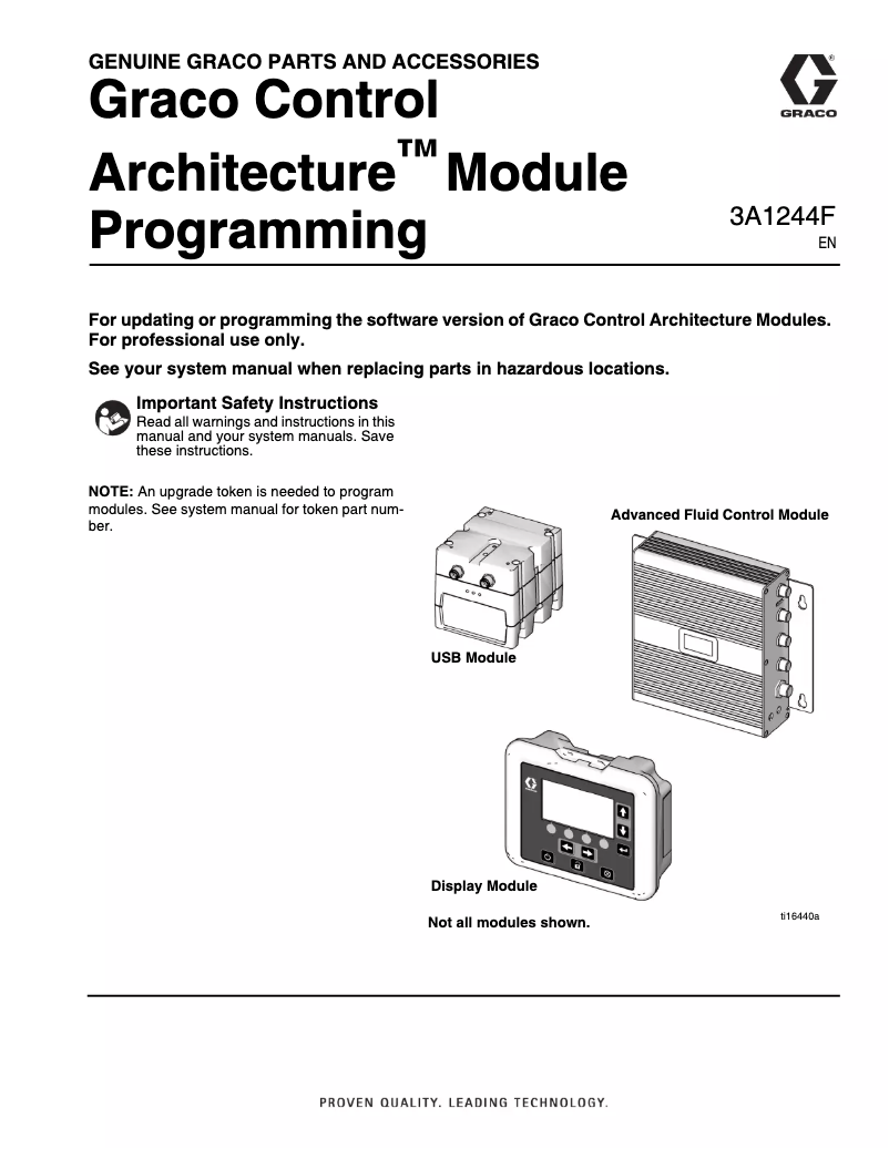 Imagen de la primera página del manual del dispositivo InSite 24T279