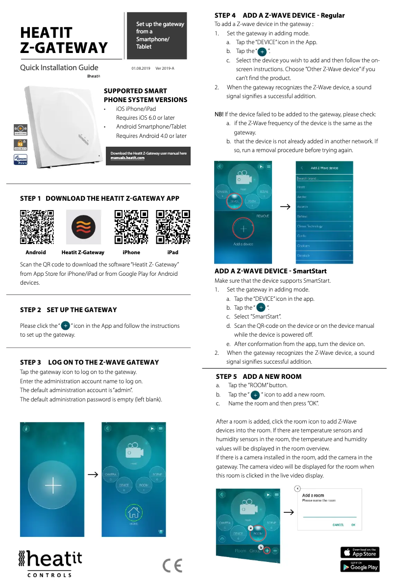Imagen de la primera página del manual del dispositivo Z-Gateway