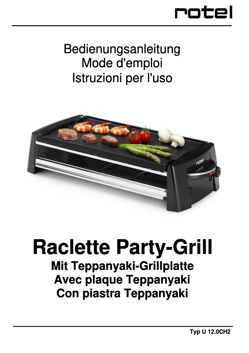 Imagen de la primera página del manual del dispositivo U 12.0CH2