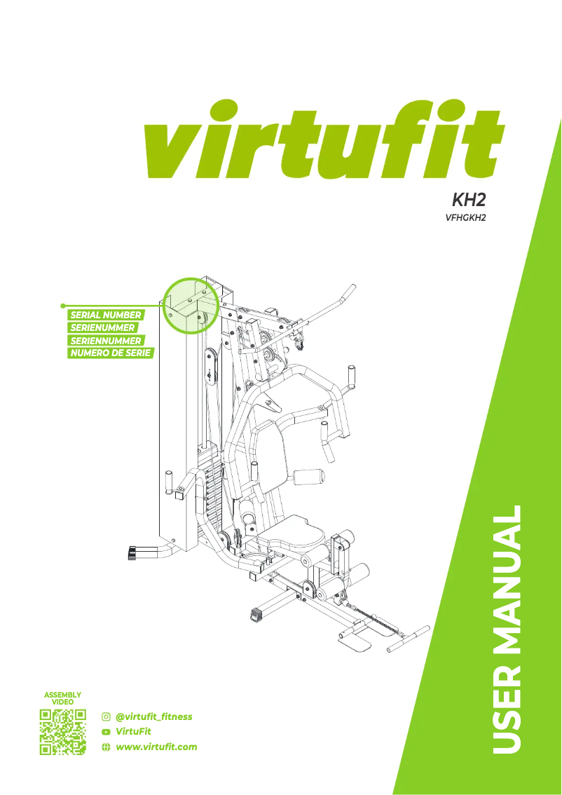 Página nº 1 - Manual de usuario VirtuFit KH2.1