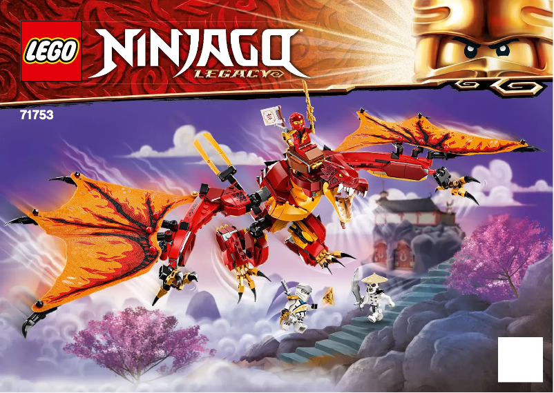 Imagen de la primera página del manual del dispositivo Ninjago 71753