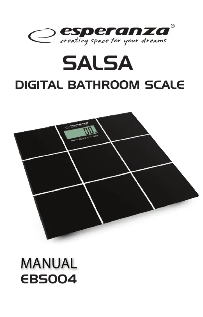 Página 1 del manual Manual de usuario Esperanza Sasla EBS004