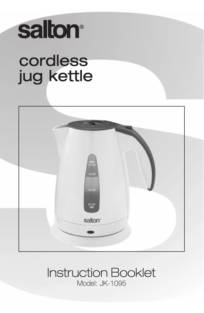 Página nº 1 - Manual de usuario Salton JK-1095