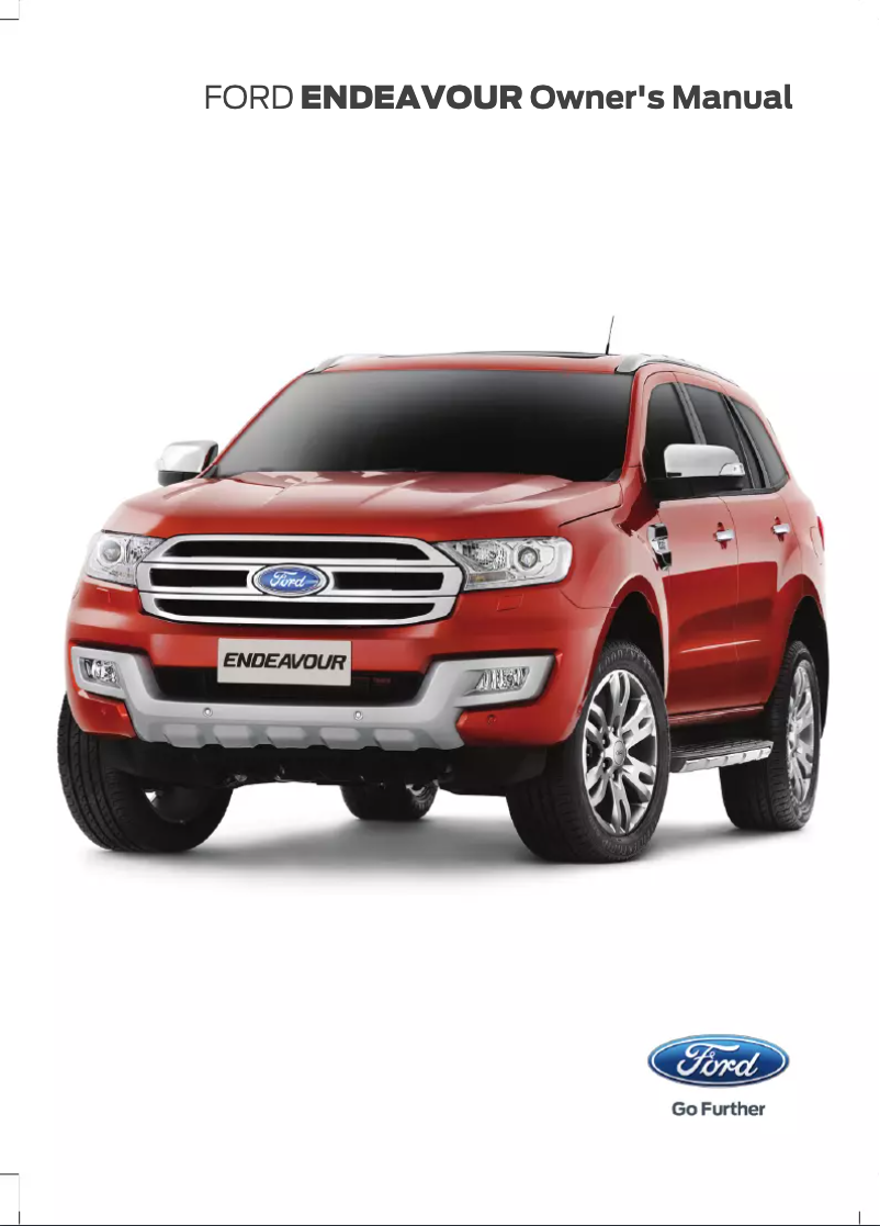 Página 1 del manual Manual de usuario Ford Endeavour (2018)