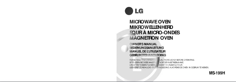 Página 1 del manual Manual de usuario LG MS-196H