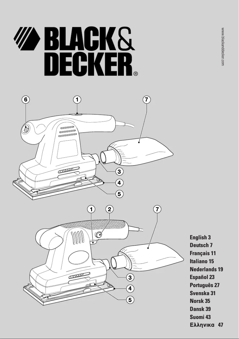 Página 1 del manual Manual de usuario Black & Decker KA197E