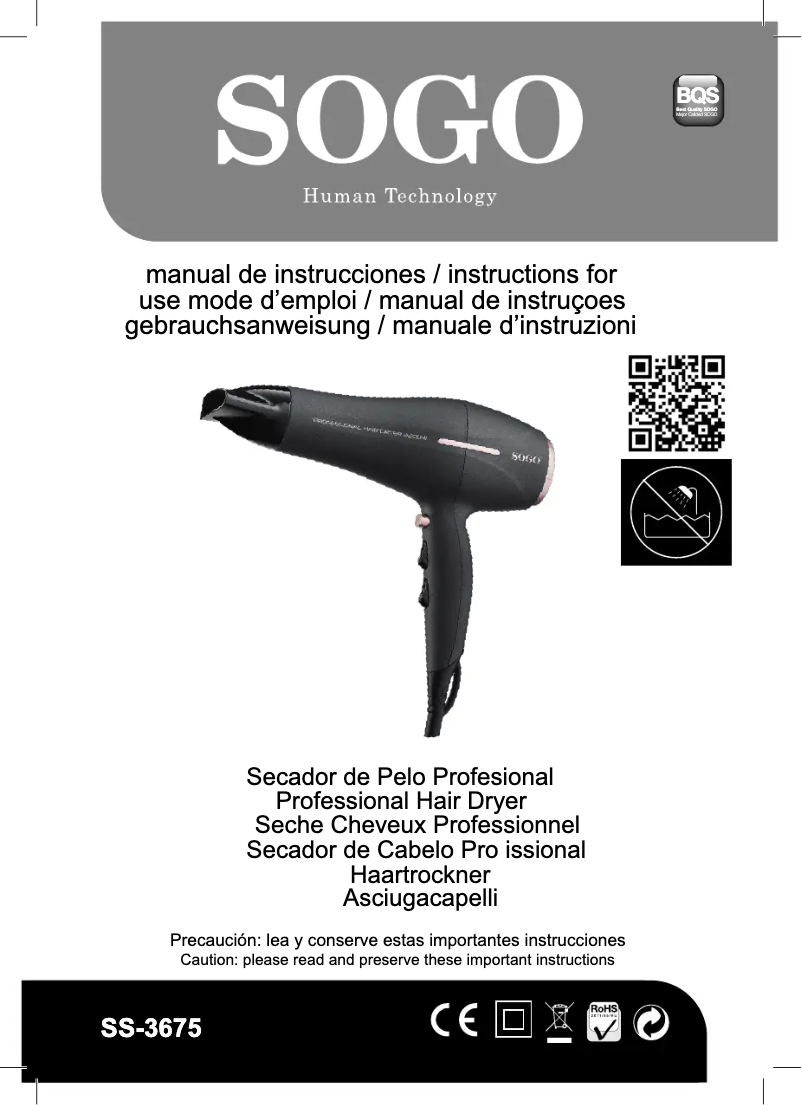 Página 1 del manual Manual de usuario Sogo SS-3690