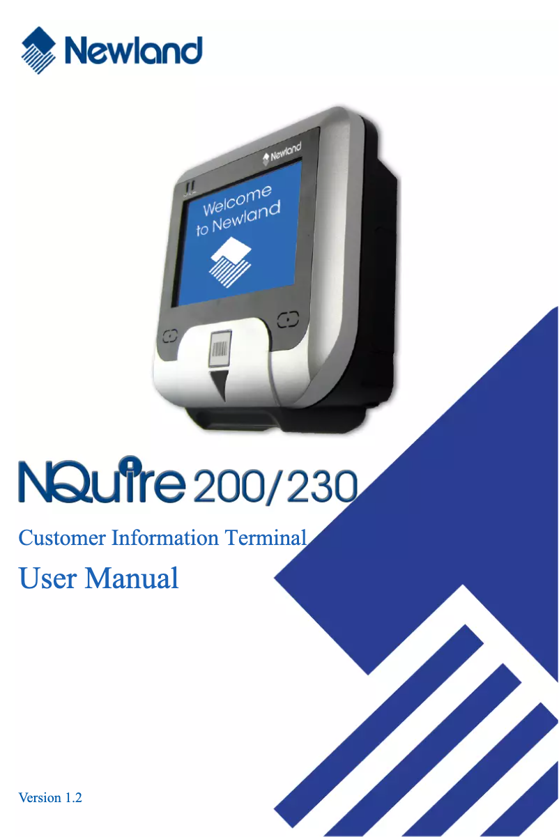 Página nº 1 - Manual de usuario Newland NQuire 232