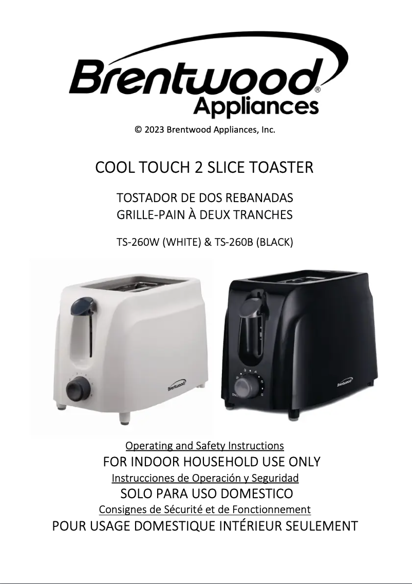 Imagen de la primera página del manual del dispositivo TS-260W