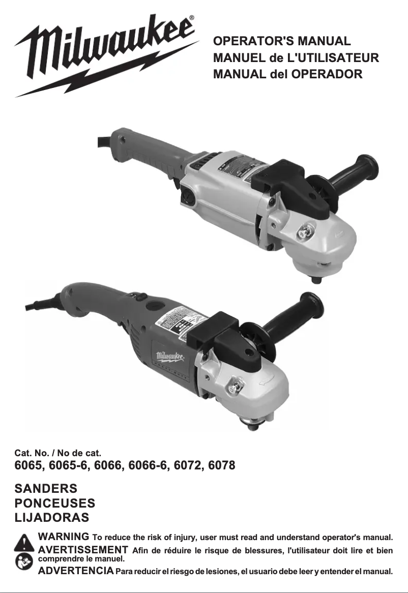 Imagen de la primera página del manual del dispositivo 6066-6