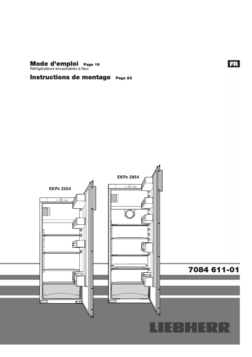 Imagen de la primera página del manual del dispositivo EKPc 2854 Premium