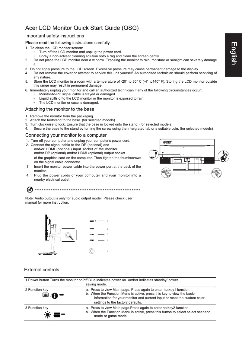 Página 1 del manual Manual de usuario Acer K293C