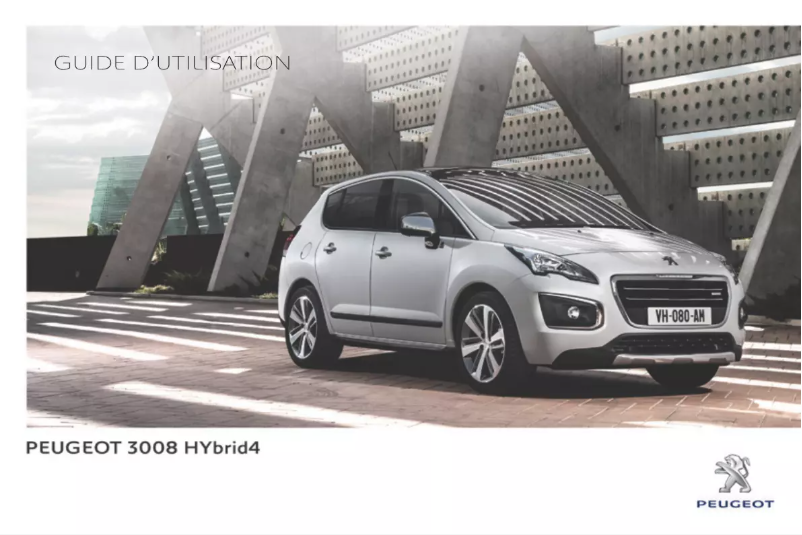Página nº 1 - Manual de usuario Peugeot 3008 Hybrid 4 (2014)