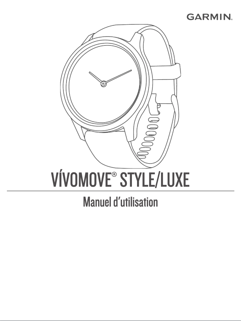 Página nº 1 - Manual de usuario Garmin vívomove Luxe