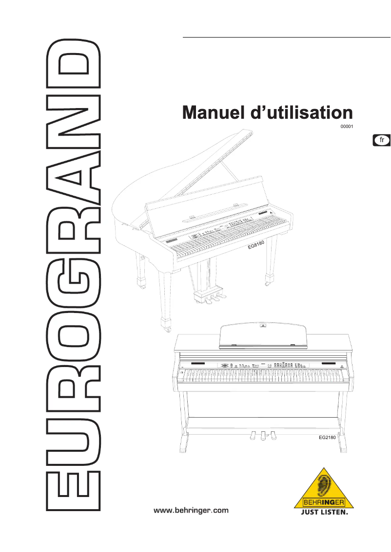 Imagen de la primera página del manual del dispositivo Eurogrand EG8180-BK