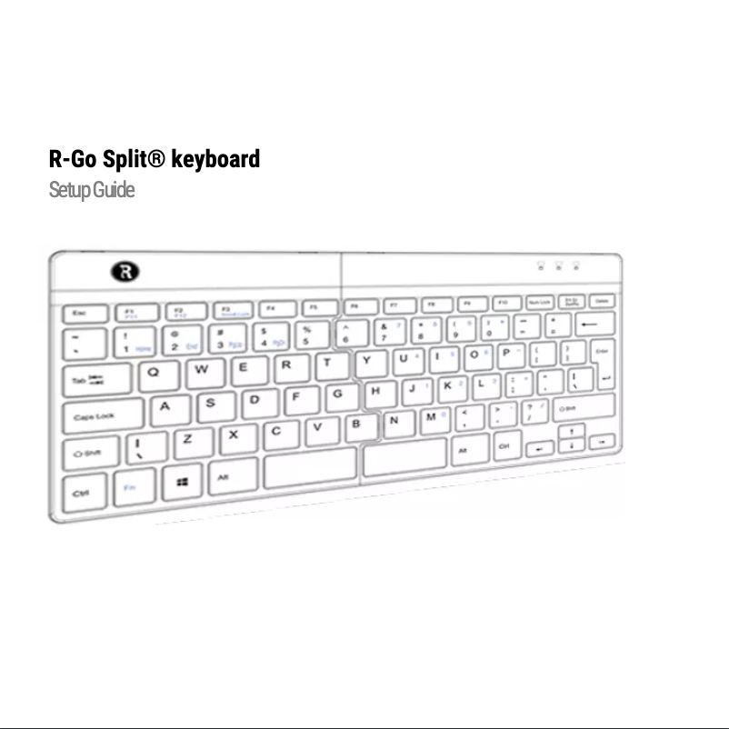 Imagen de la primera página del manual del dispositivo Split Ergonomic