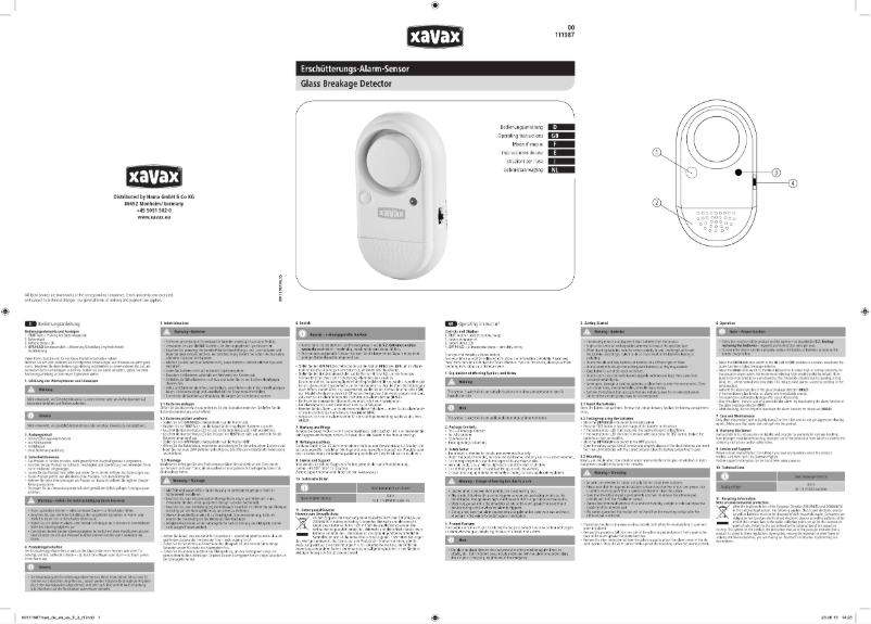 Imagen de la primera página del manual del dispositivo 00111987