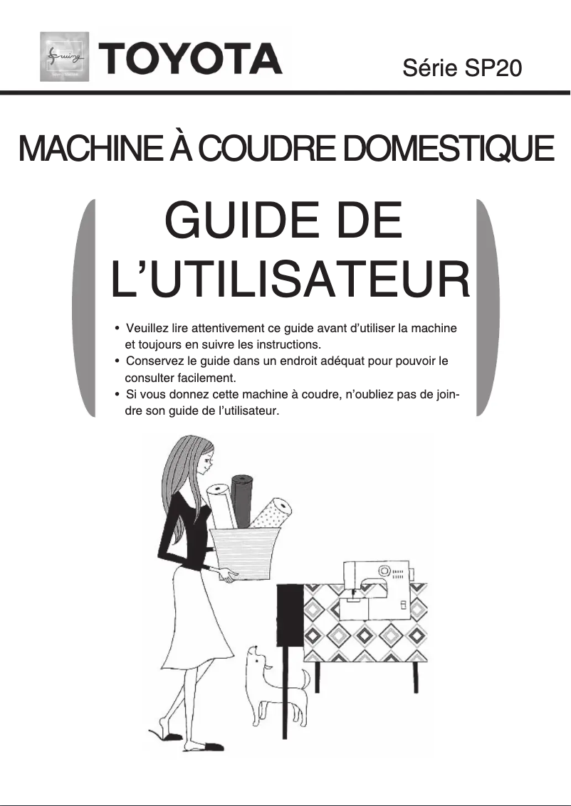 Imagen de la primera página del manual del dispositivo SP20