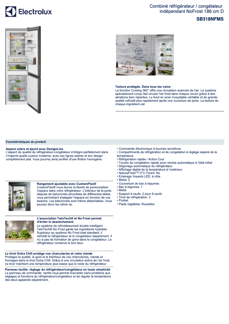Imagen de la primera página del manual del dispositivo SB318NFMS
