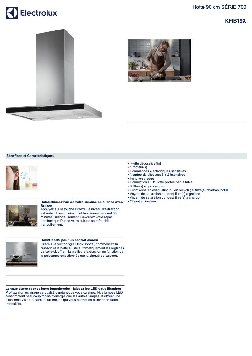 Imagen de la primera página del manual del dispositivo KFIB19X