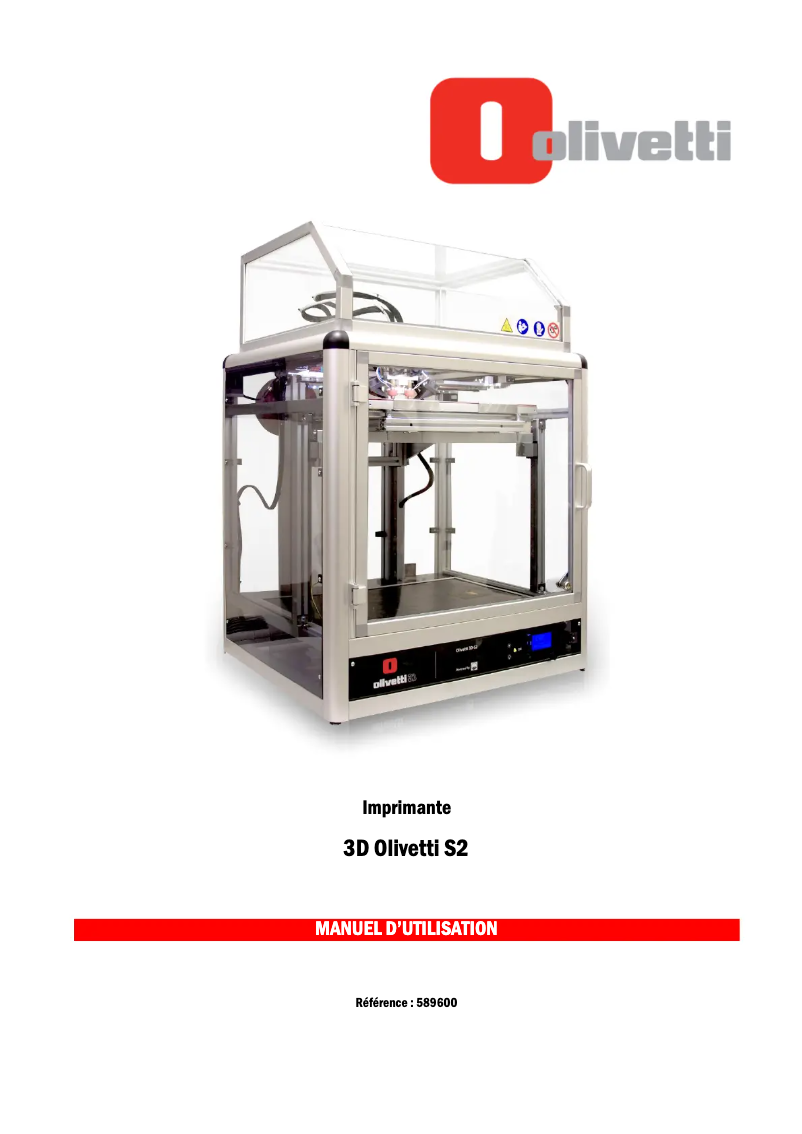 Imagen de la primera página del manual del dispositivo 3D S2