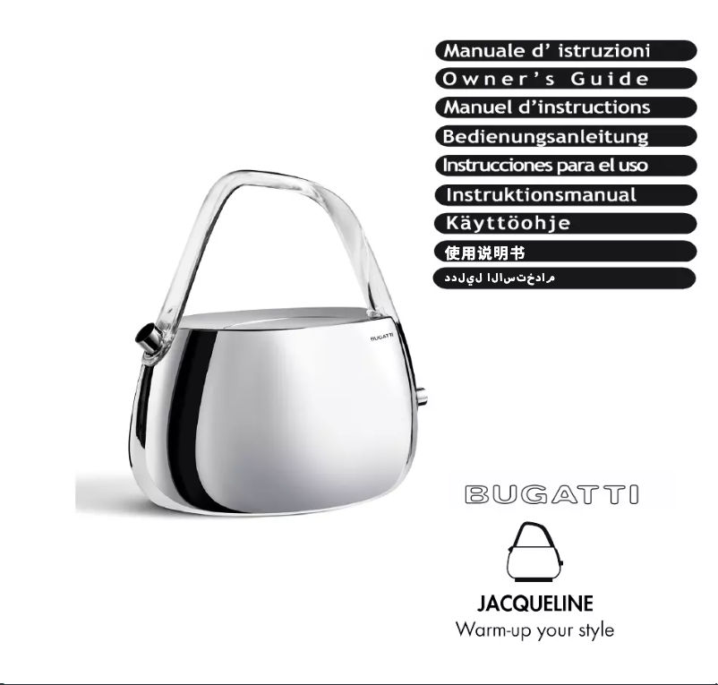 Imagen de la primera página del manual del dispositivo Jacqueline