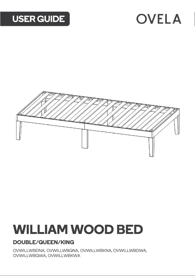 Imagen de la primera página del manual del dispositivo William OVWILLWBKNA