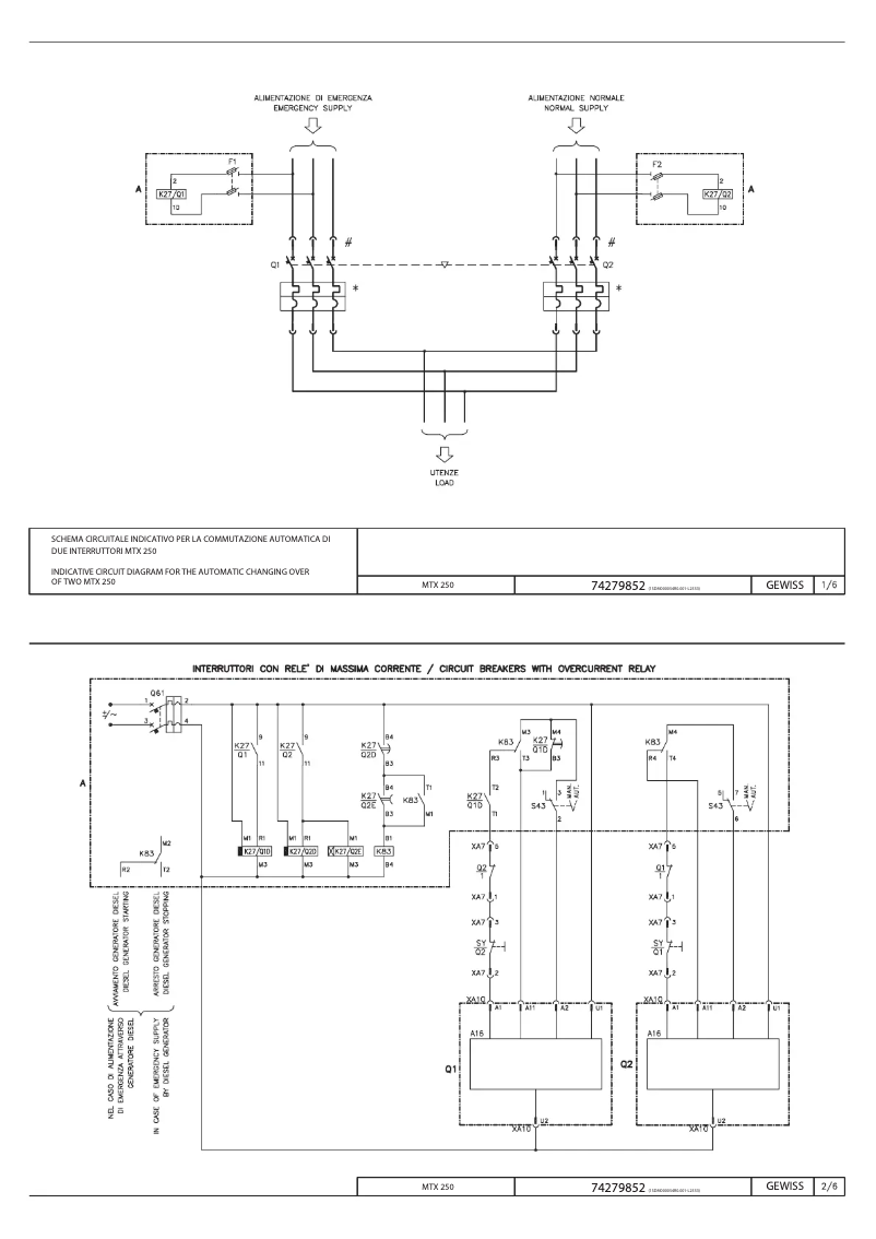Página 1 del manual Manual de usuario Gewiss GWD8237