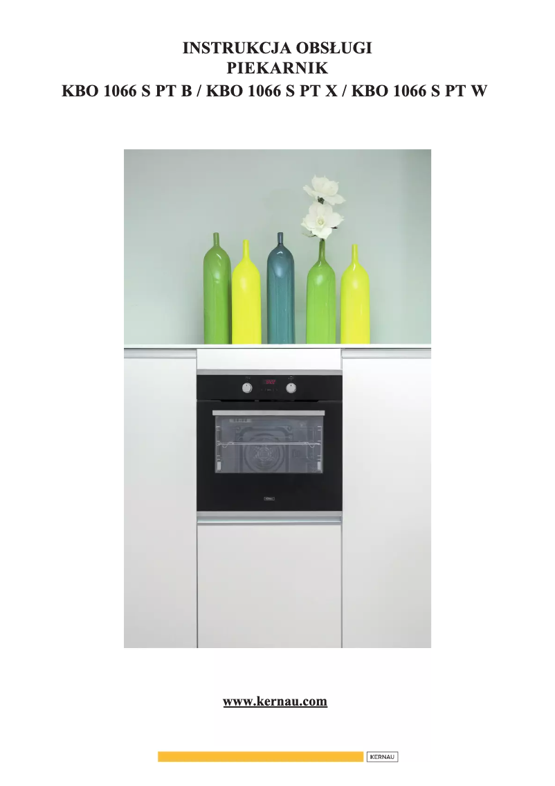 Página 1 del manual Manual de instrucciones Kernau KBO 1066 S PT B