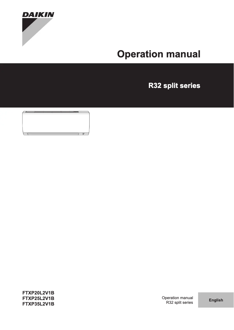 Página nº 1 - Manual de usuario Daikin FTXP20L