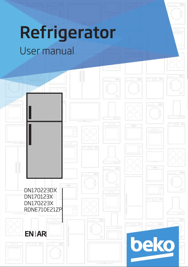Página 1 del manual Manual de usuario Beko DN170223DX