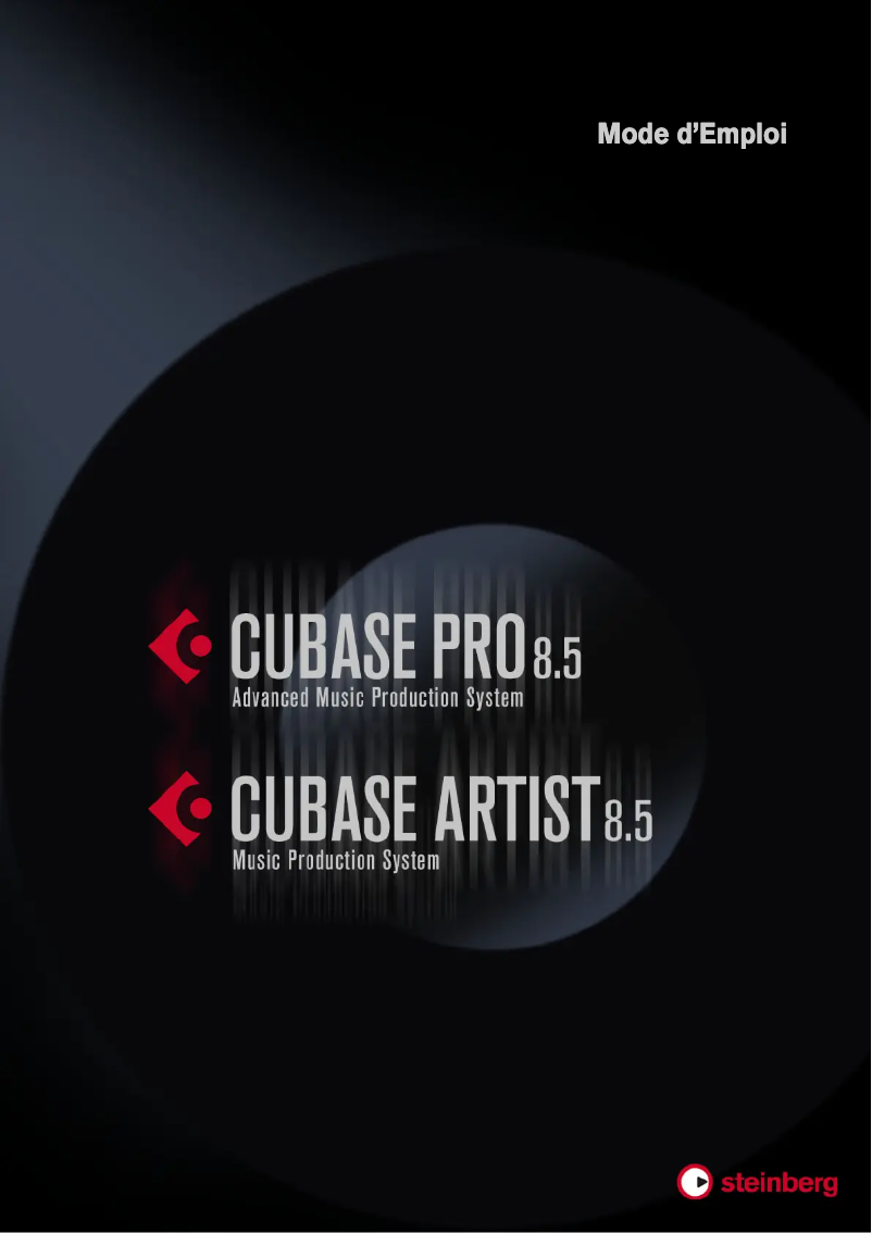 Imagen de la primera página del manual del dispositivo Cubase Pro 8.5