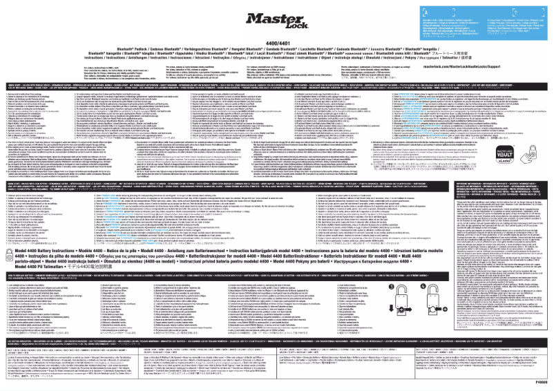 Página nº 1 - Manual de usuario Master Lock 4401