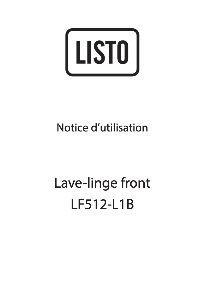 Página 1 del manual Manual de usuario Listo LF 512-L1B