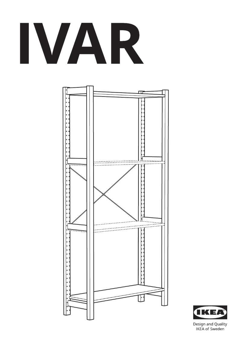 Página 1 del manual Manual de usuario Ikea IVAR 601.928.45