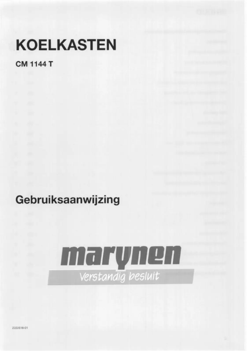 Imagen de la primera página del manual del dispositivo CM 1144 T