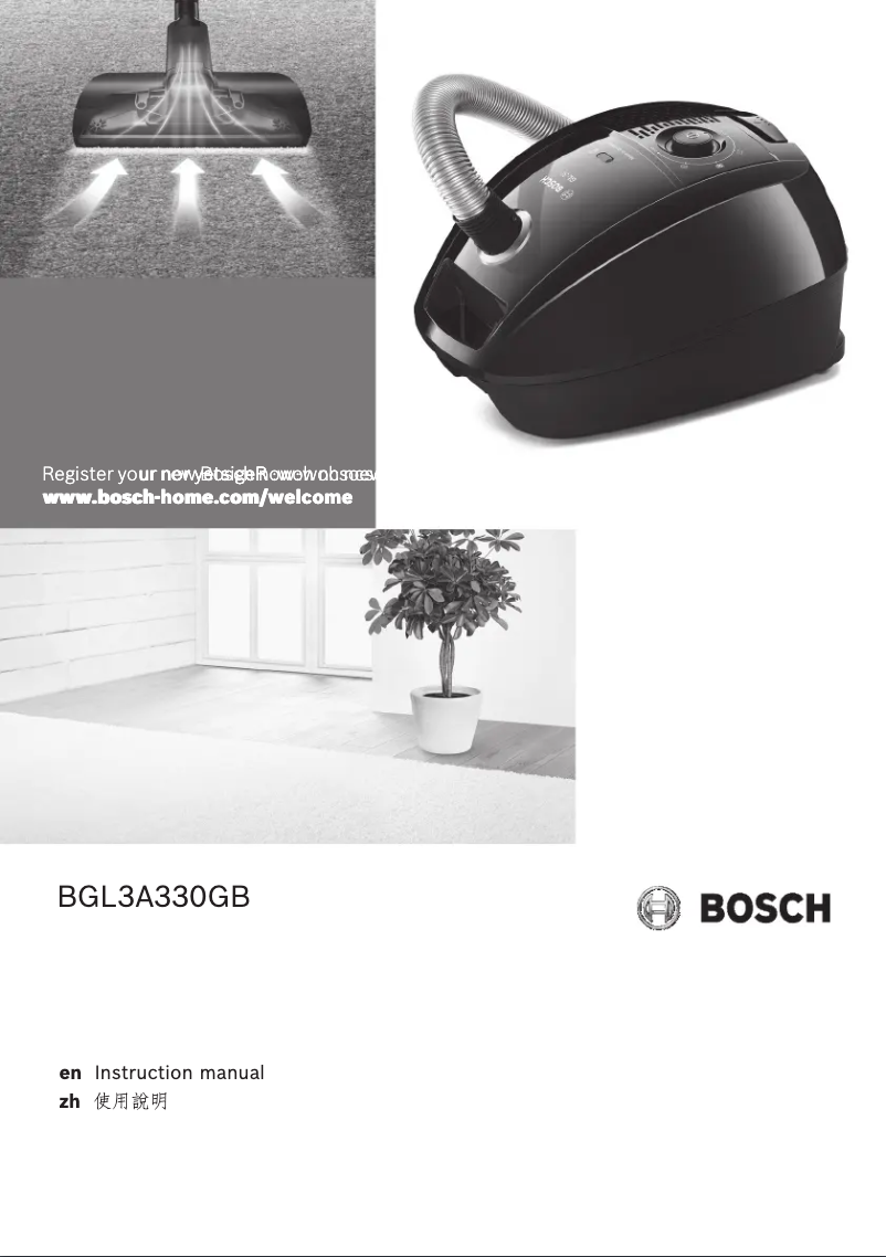 Página nº 1 - Manual de usuario Bosch BGL3A330GB