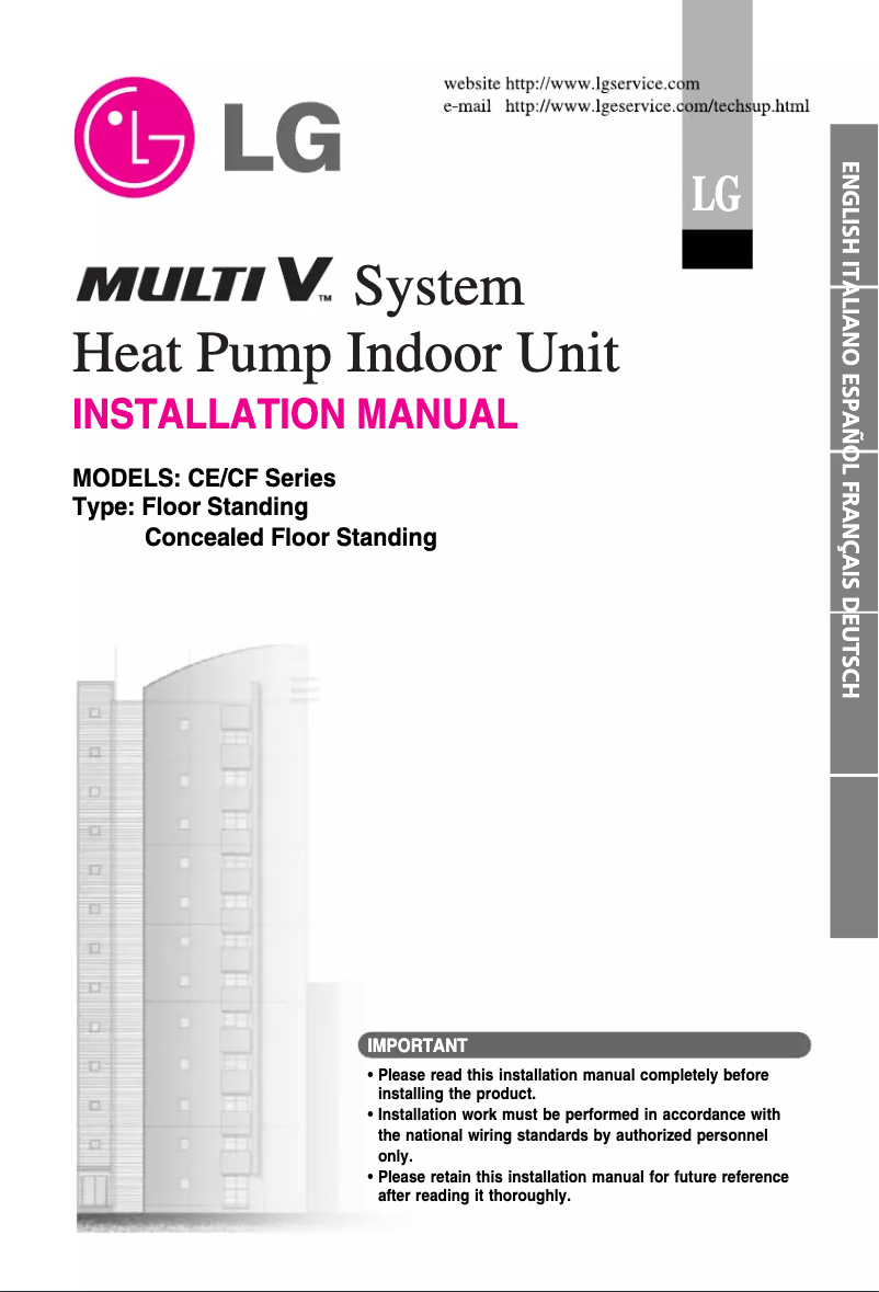 Página 1 del manual Manual de usuario LG ARNU12GCEA0