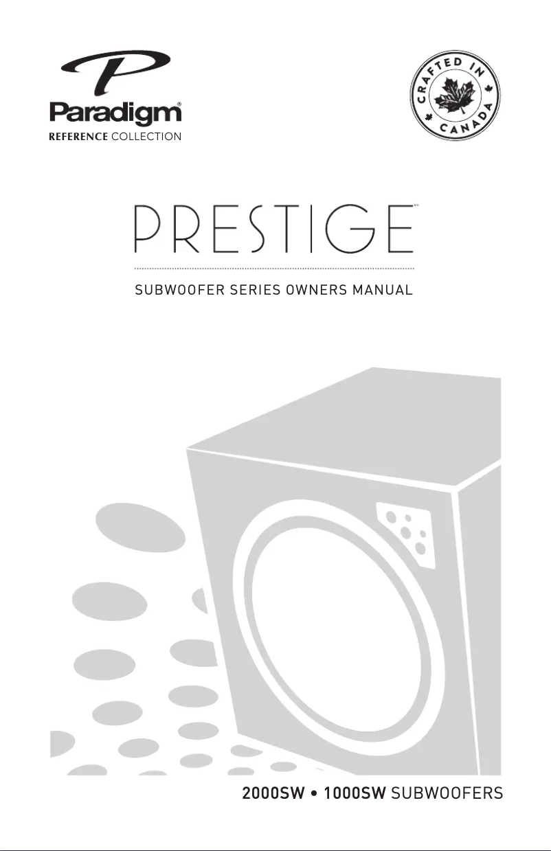 Imagen de la primera página del manual del dispositivo Prestige 1000SW