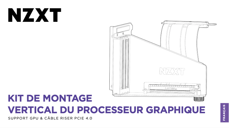 Página 1 del manual Manual de usuario NZXT Vertical GPU Mounting Kit
