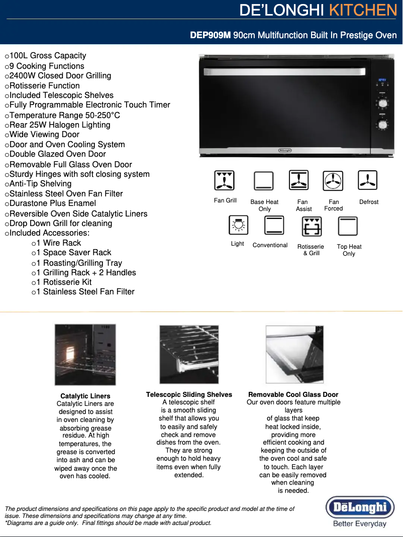 Imagen de la primera página del manual del dispositivo DEP909M