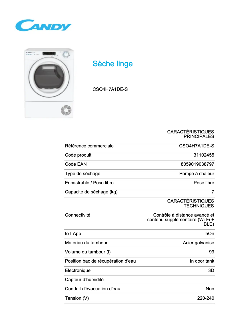 Imagen de la primera página del manual del dispositivo Smart Pro CSO4H7A1DE-S