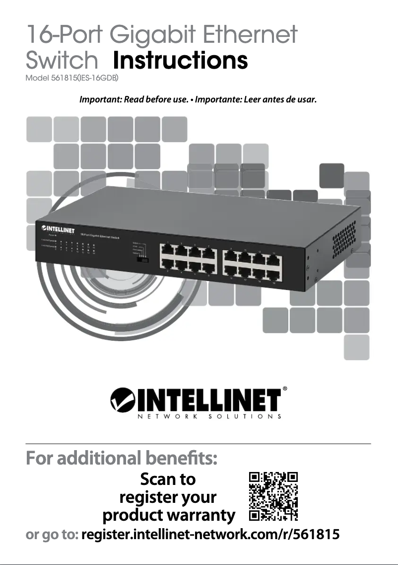 Imagen de la primera página del manual del dispositivo 561815