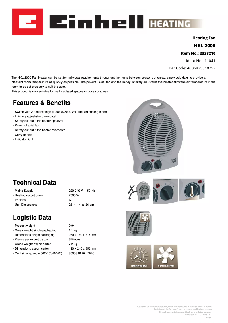 Imagen de la primera página del manual del dispositivo HKL 2000