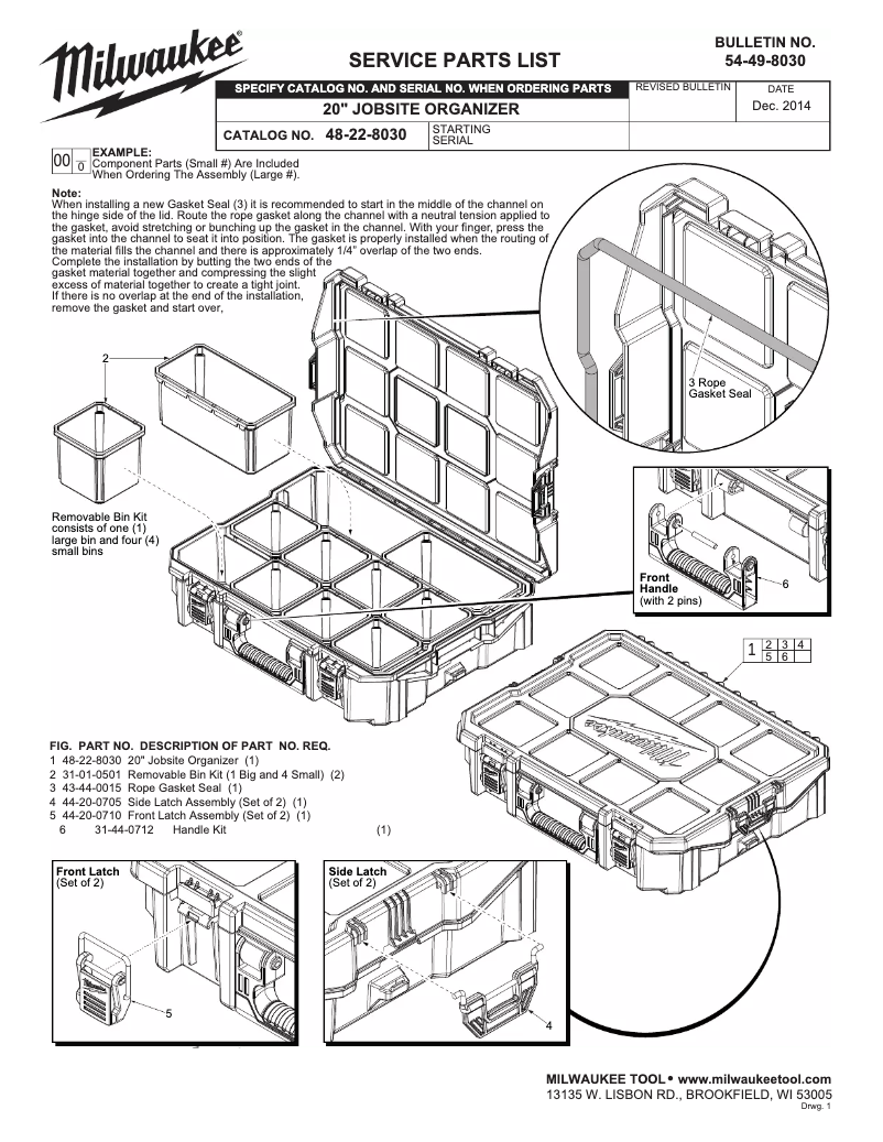 Imagen de la primera página del manual del dispositivo 48-22-8030